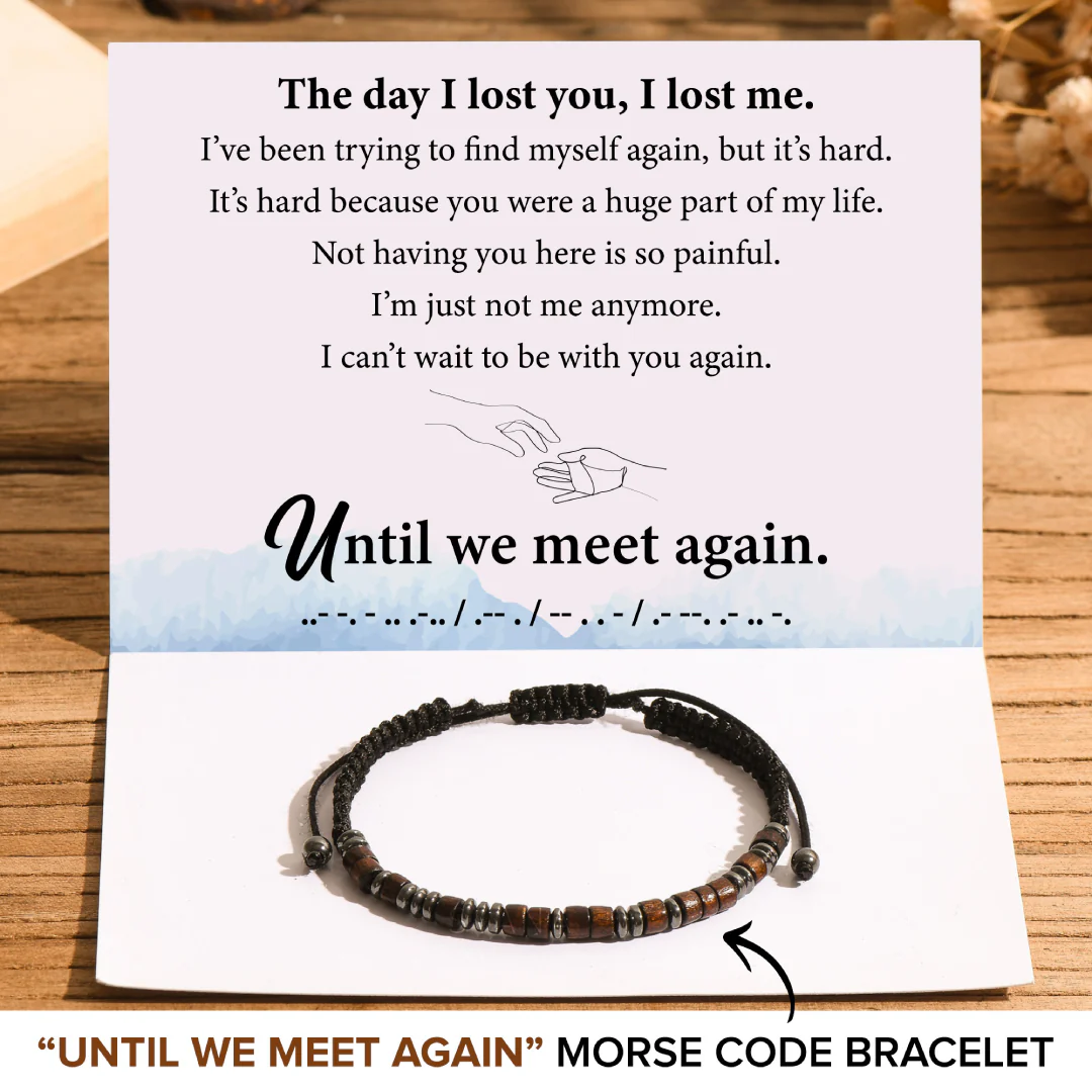 "The Day I Lost You" Morse Code Bracelet - Image 6