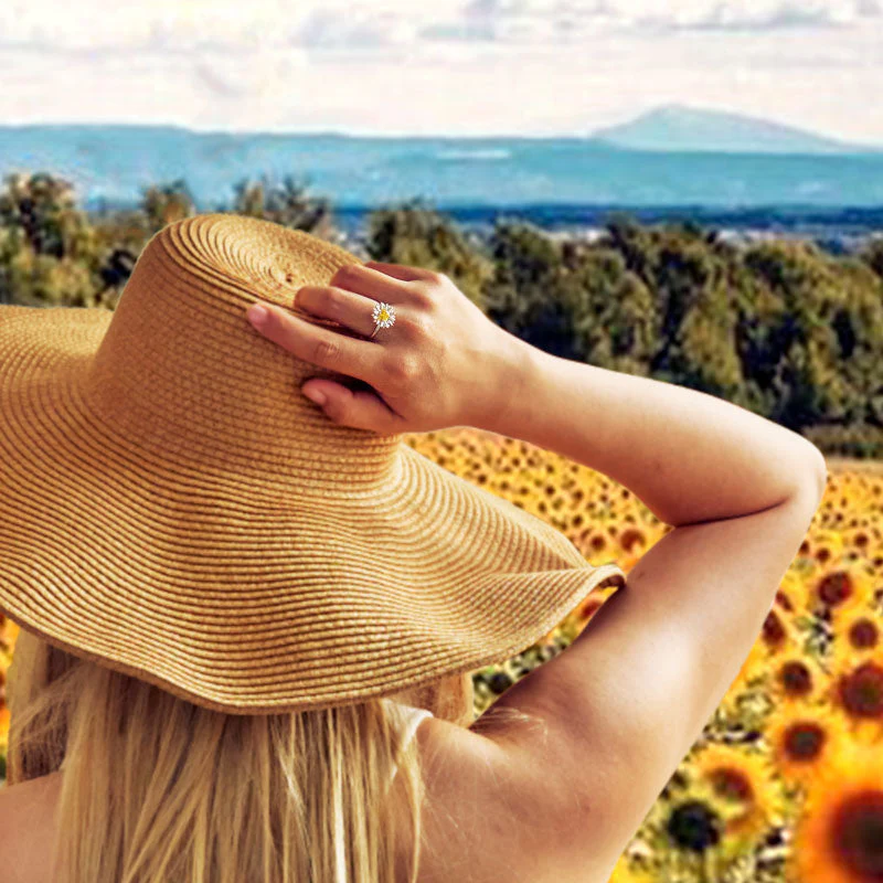 I Would Change The World For You Sunflower Ring - Image 5