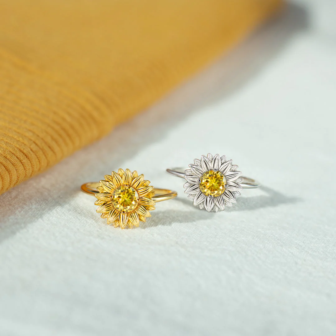 I Would Change The World For You Sunflower Ring - Image 7
