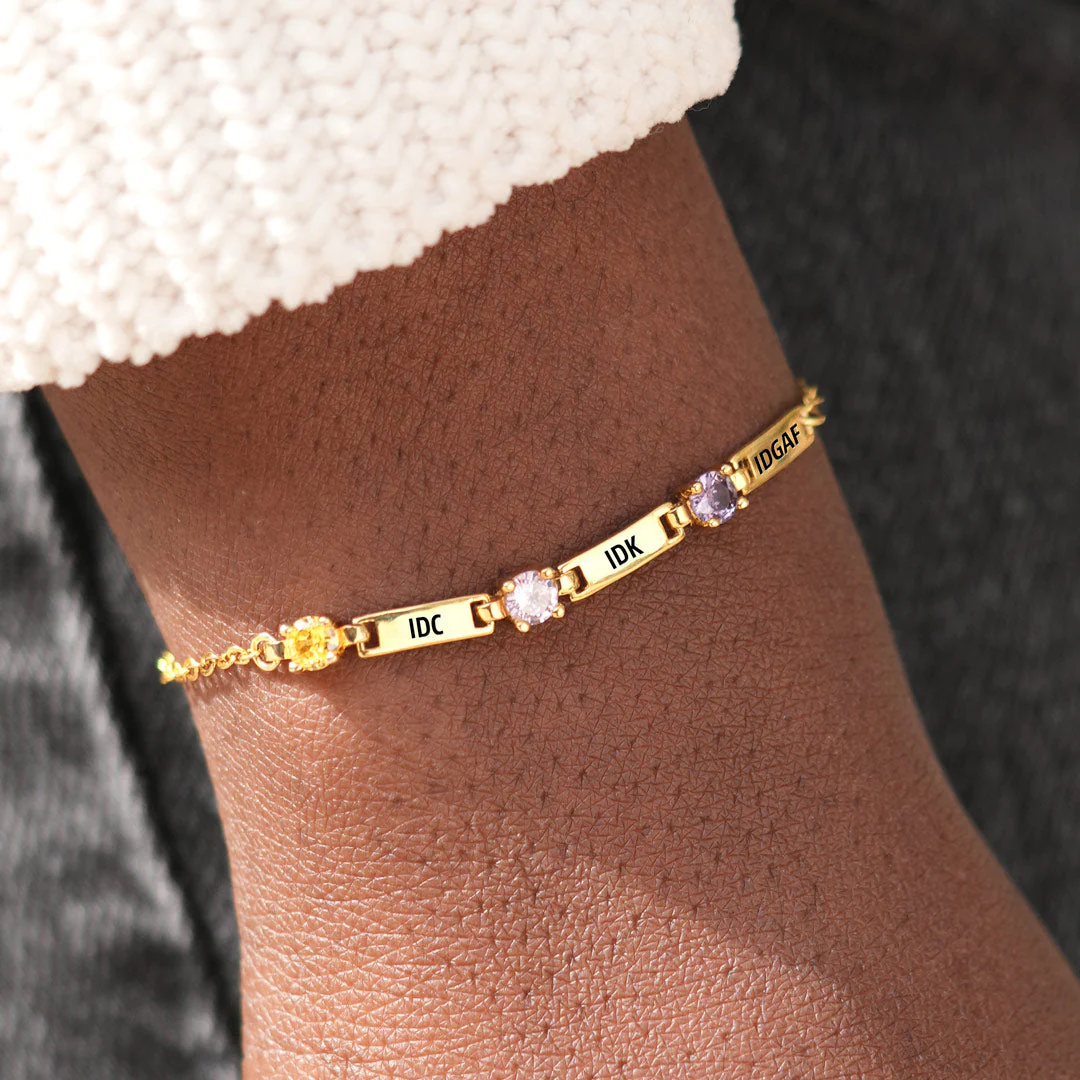 IDGAF Paperclip Bracelet - Image 4