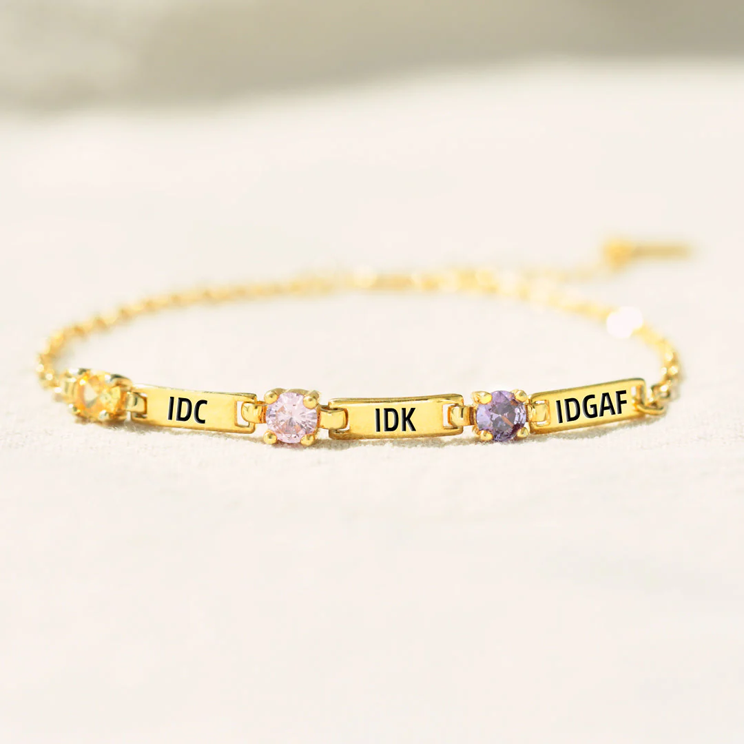 IDGAF Paperclip Bracelet - Image 5