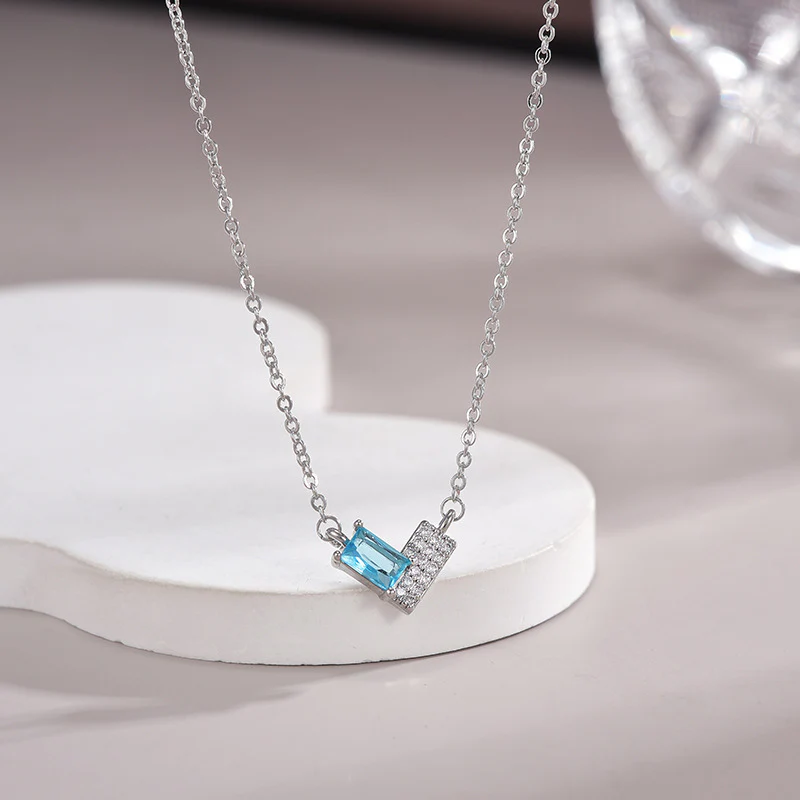 For Love - Interlocking Heart Diamond Necklace - Image 4