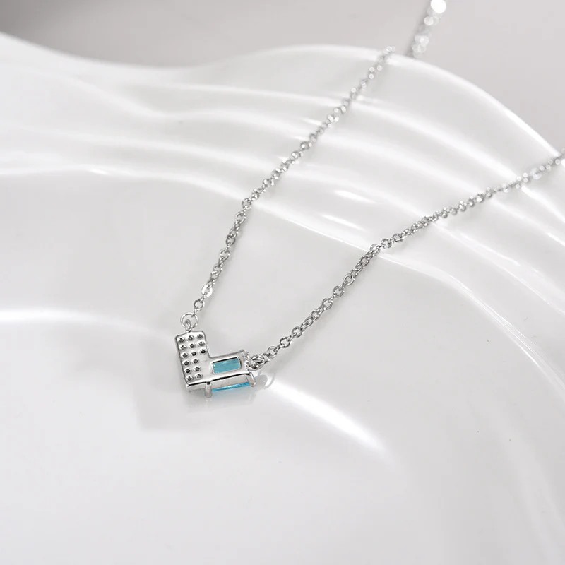 For Love - Interlocking Heart Diamond Necklace - Image 5