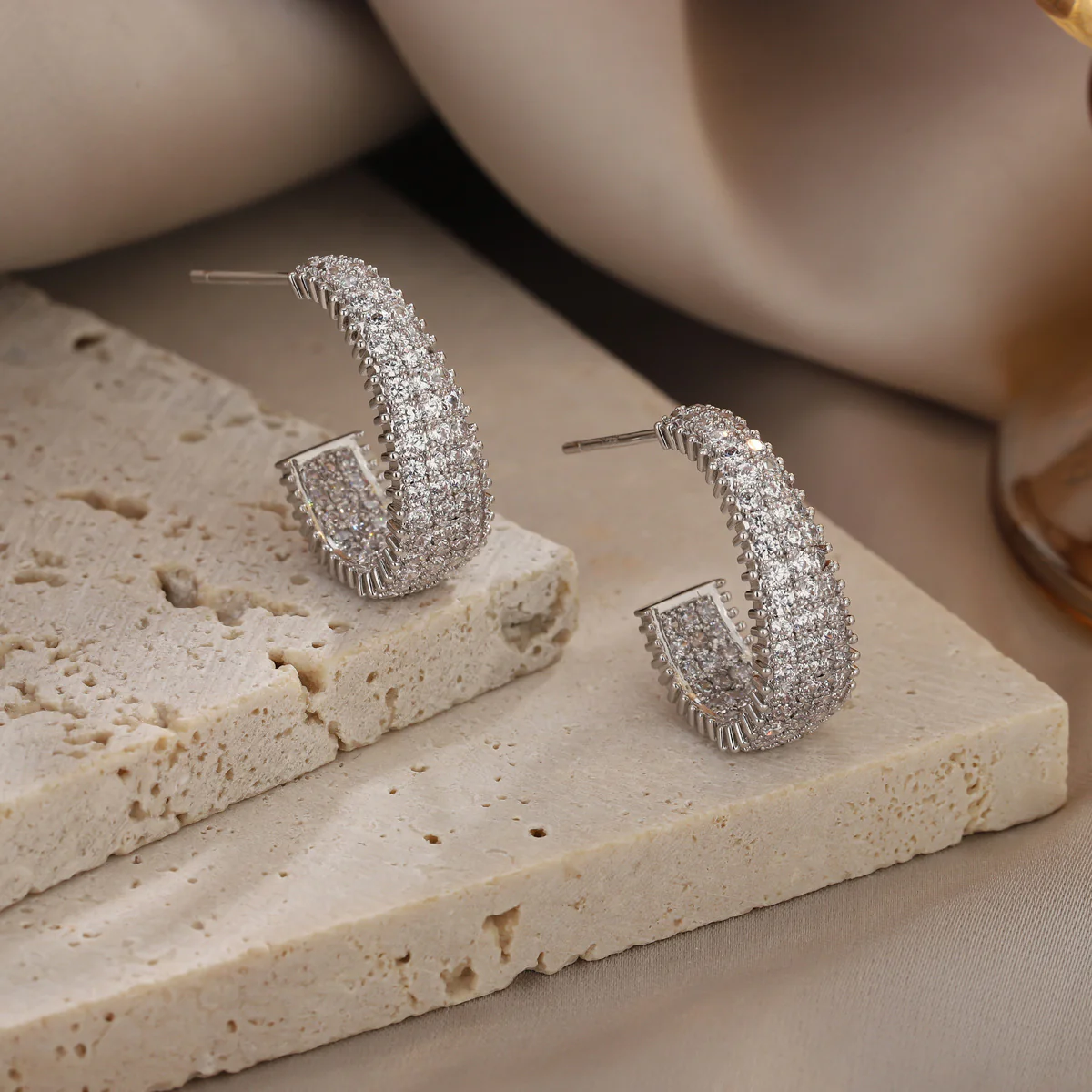 🌸Italian Style Zircon Earrings - Image 3