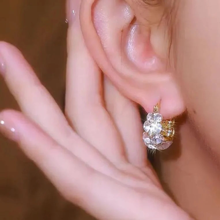 Hot Sale🎁Italy Style Zircon Sparkling Earrings - Image 5