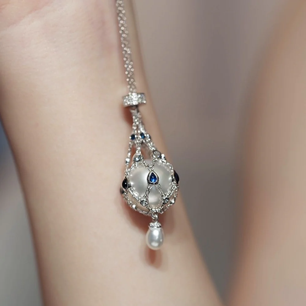 ✨Black Friday Hot Sale 60% Off🎉Pearl & Gemstone Lavalier Pendant - Image 4