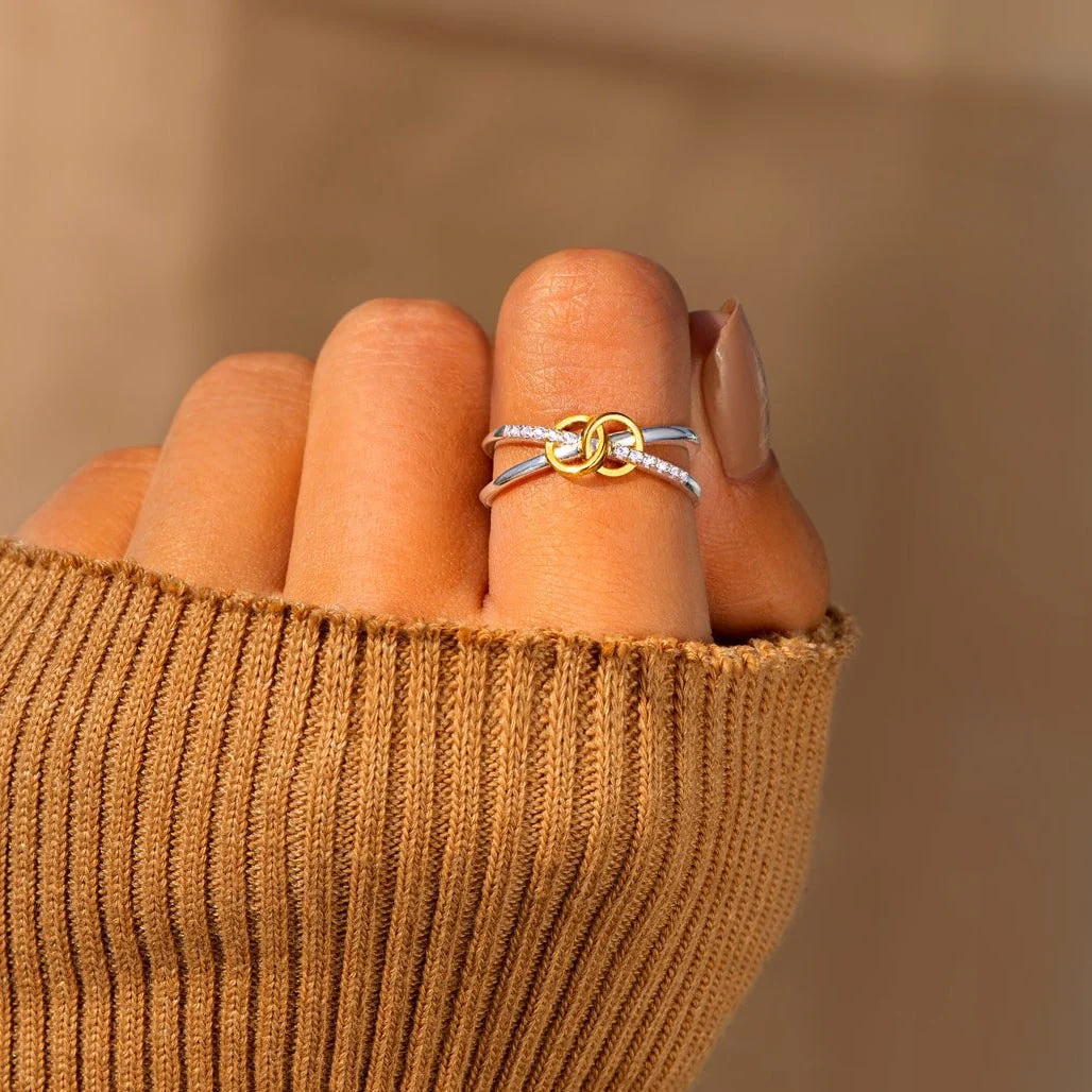 Linked Together Interlocking Ring - Image 5