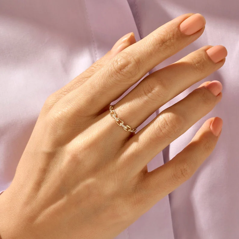 Mother And Daughter Forever Linked Together Ring - Image 3
