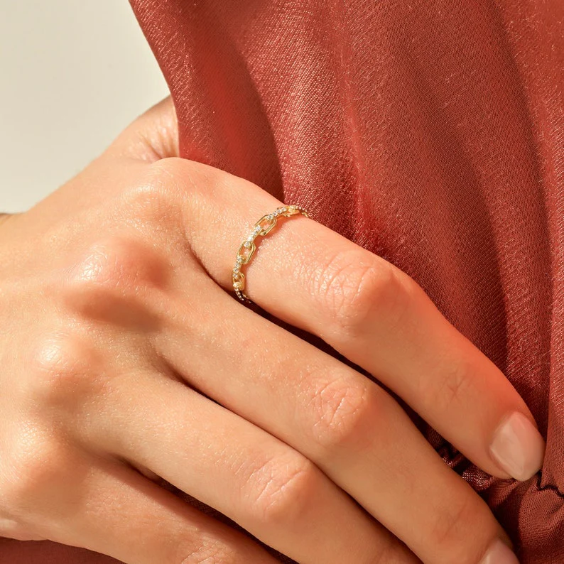 Mother And Daughter Forever Linked Together Ring - Image 4