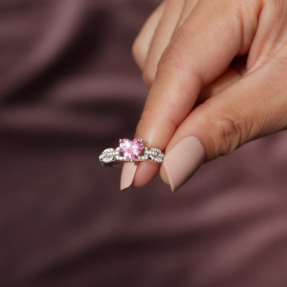 Love Keeps Us Together Bonded Heart Ring - Image 4