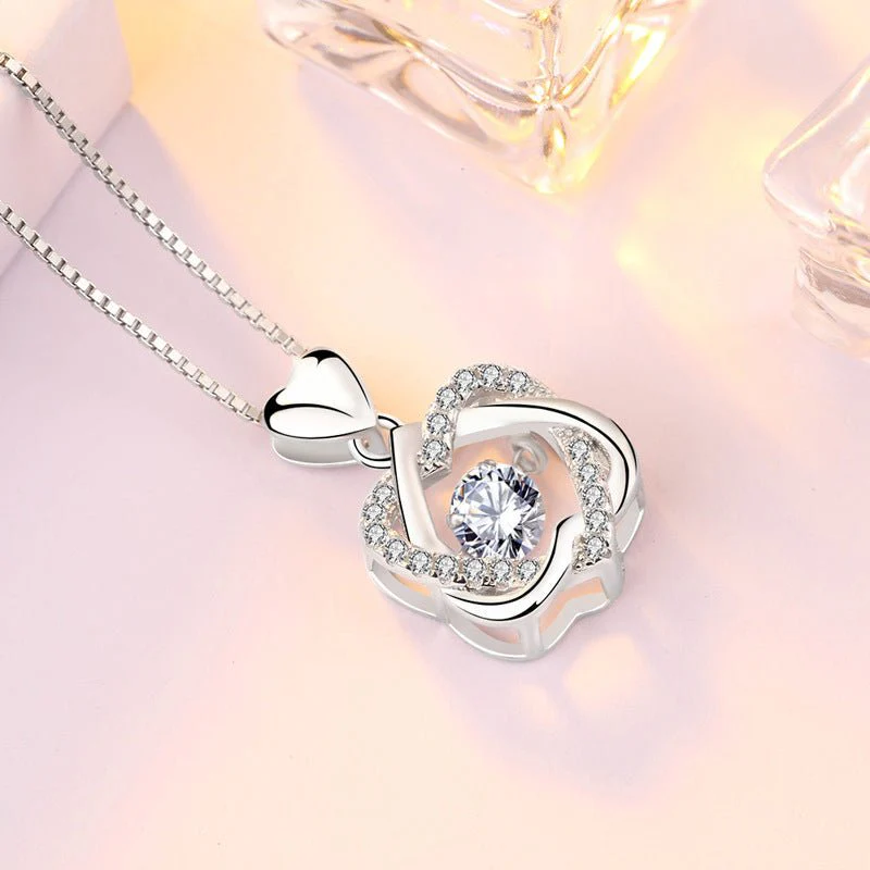 For Friend - Not Sisters By Blood But Sisters By Heart Love Knot Necklace - Image 8
