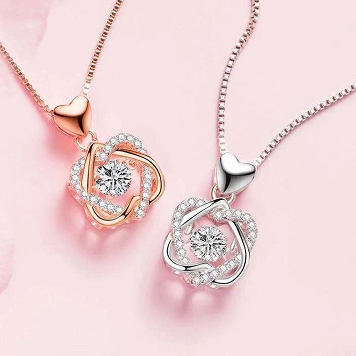 For Friend - Not Sisters By Blood But Sisters By Heart Love Knot Necklace - Image 9
