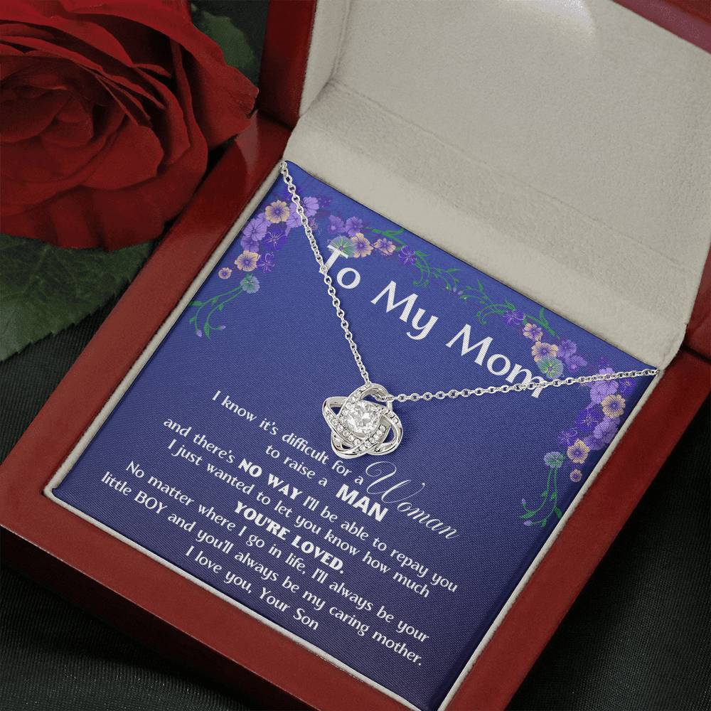 To My MOM - Love Knot Standard Box Love Knot, To My Beautiful Mom,Gift For Mom From Son - Image 4