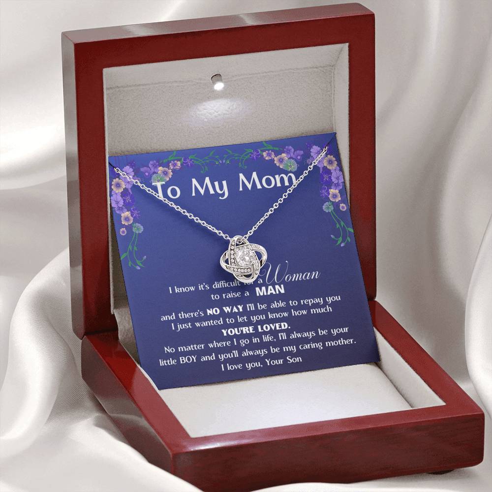 To My MOM - Love Knot Standard Box Love Knot, To My Beautiful Mom,Gift For Mom From Son - Image 6