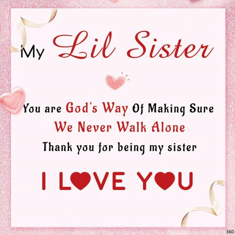 For Sister - A Sister Is God's Way Of Making Sure We Never Walk Alone Bangle - Image 10