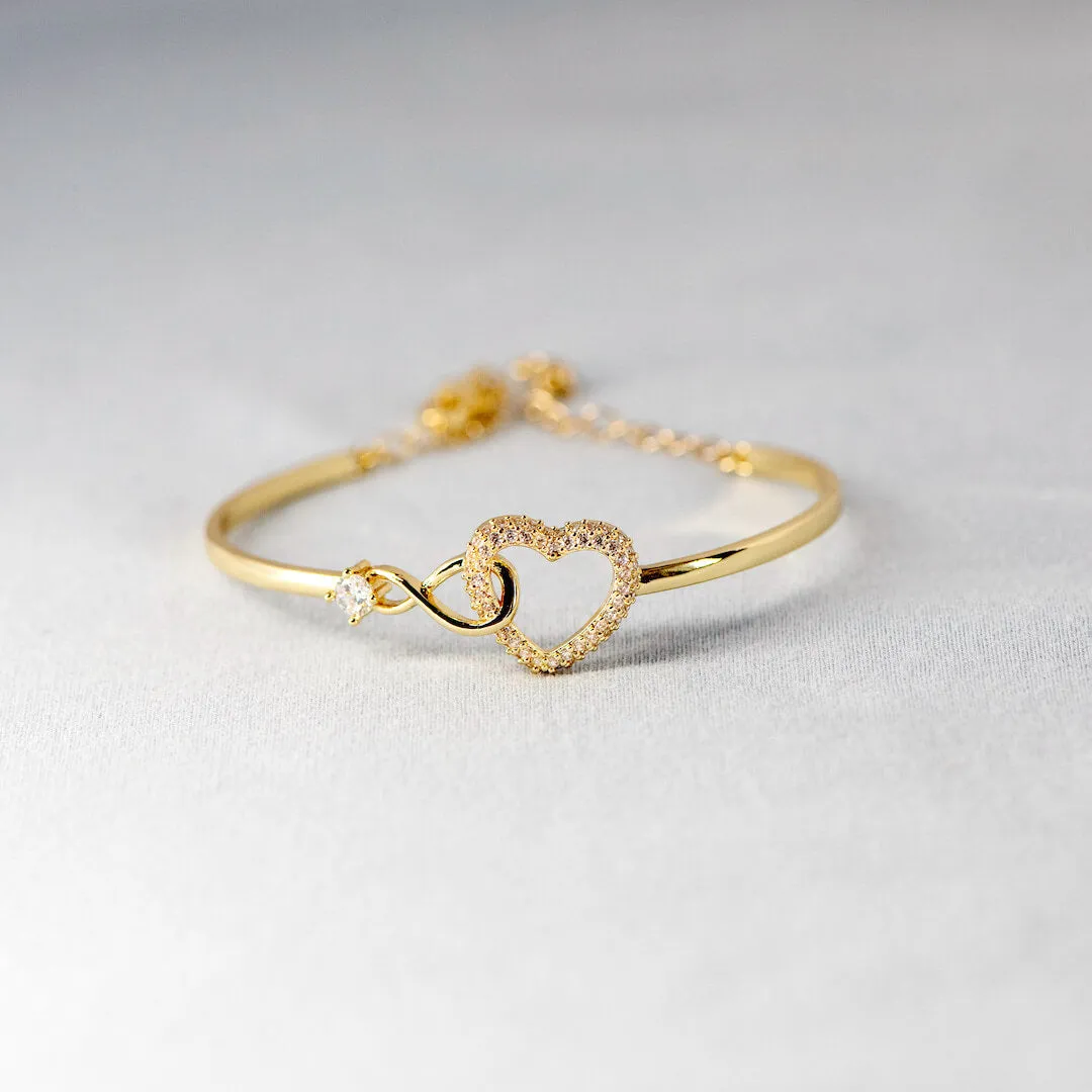 For Love - I Love You Until Infinity Runs Out Bracelet
