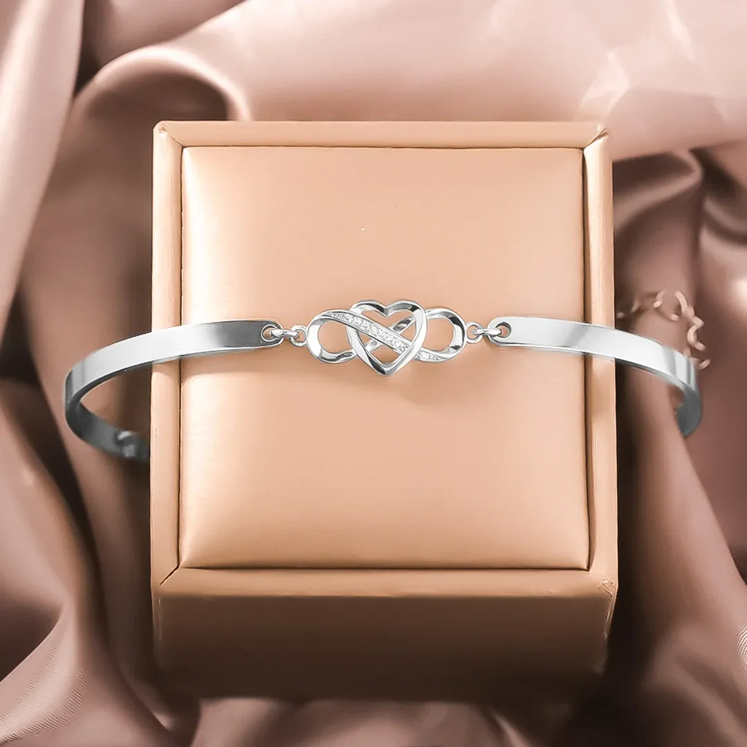 🌸2025 New Sale- I Love You Forever and Always Infinity Heart Bracelet