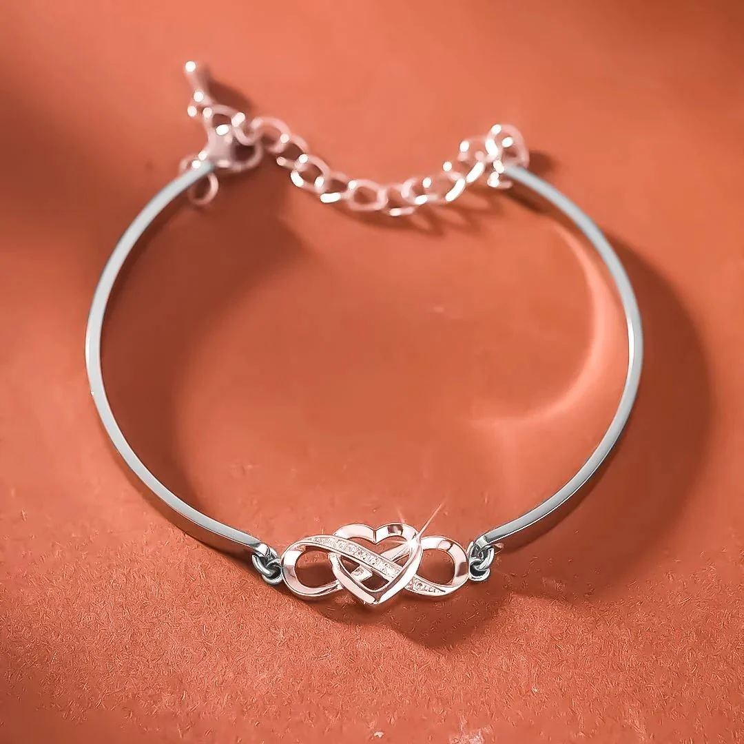 🌸2025 New Sale- I Love You Forever and Always Infinity Heart Bracelet - Image 5