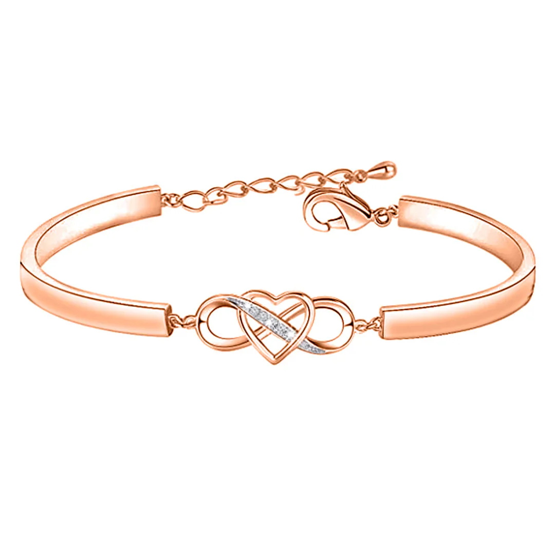 🌸2025 New Sale- I Love You Forever and Always Infinity Heart Bracelet - Image 7