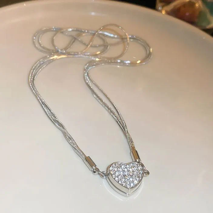Hot Sale🎁Magnetic Love Patchwork Necklace - Image 3