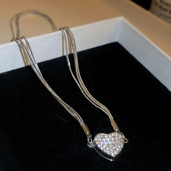 Hot Sale🎁Magnetic Love Patchwork Necklace - Image 4