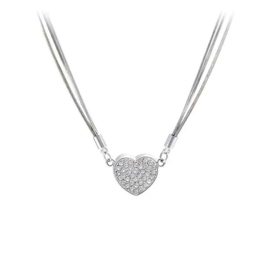Hot Sale🎁Magnetic Love Patchwork Necklace - Image 5