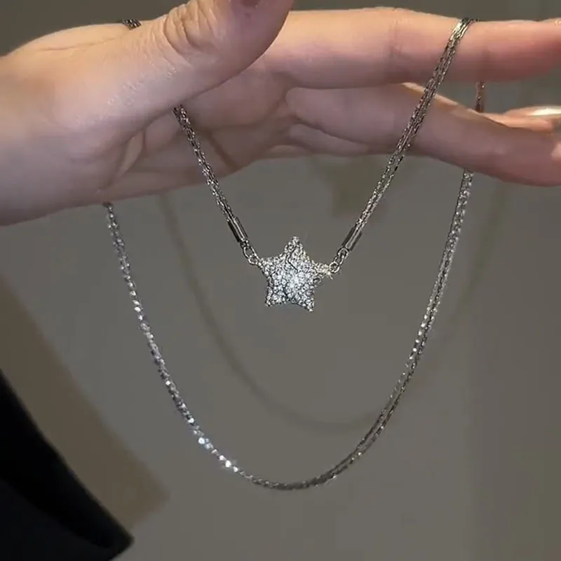 Hot Sale🎁Magnetic Star Patchwork Necklace - Image 2