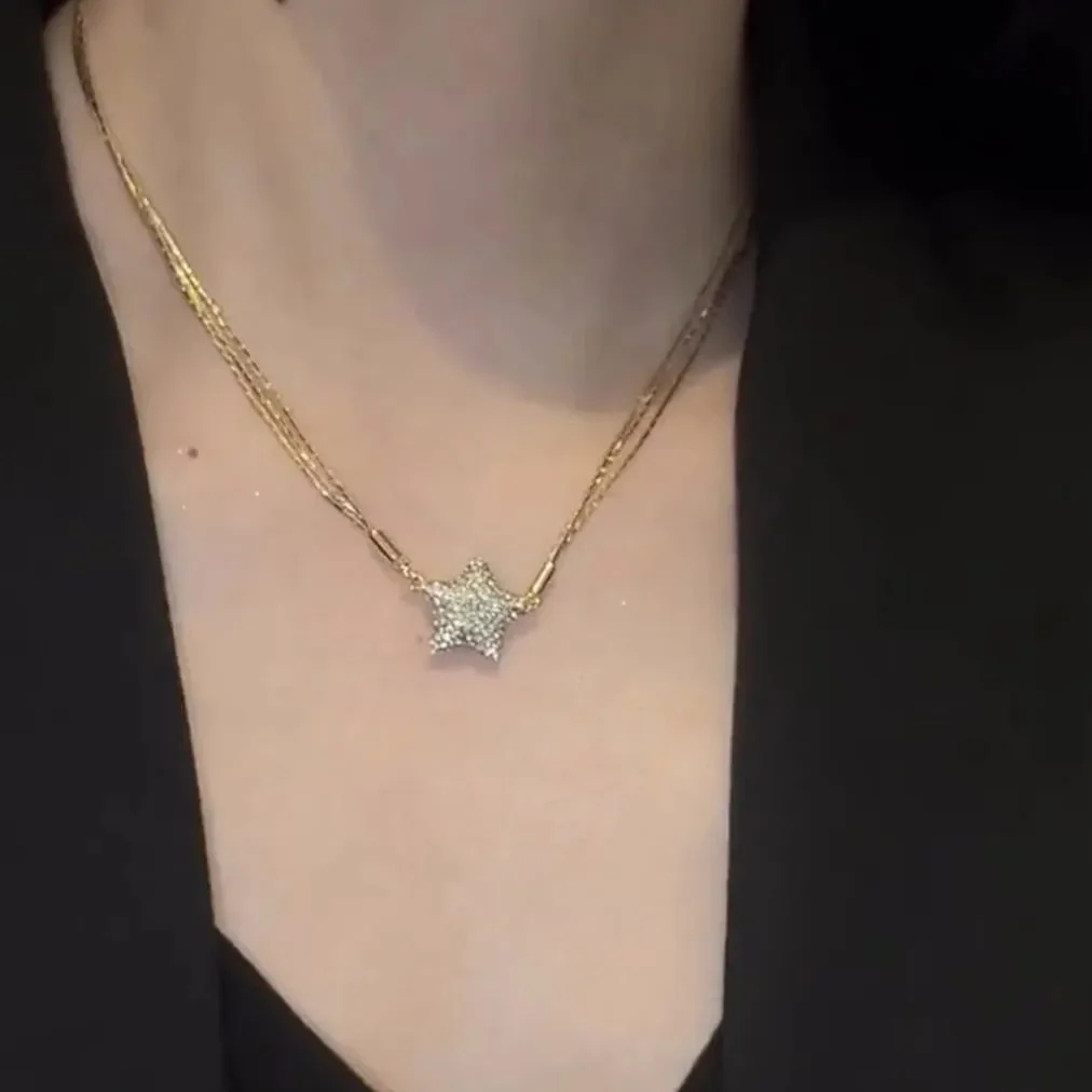 Hot Sale🎁Magnetic Star Patchwork Necklace - Image 6