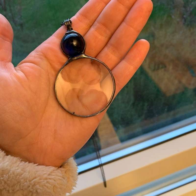 Magnifying Glass Necklace gift - Image 5