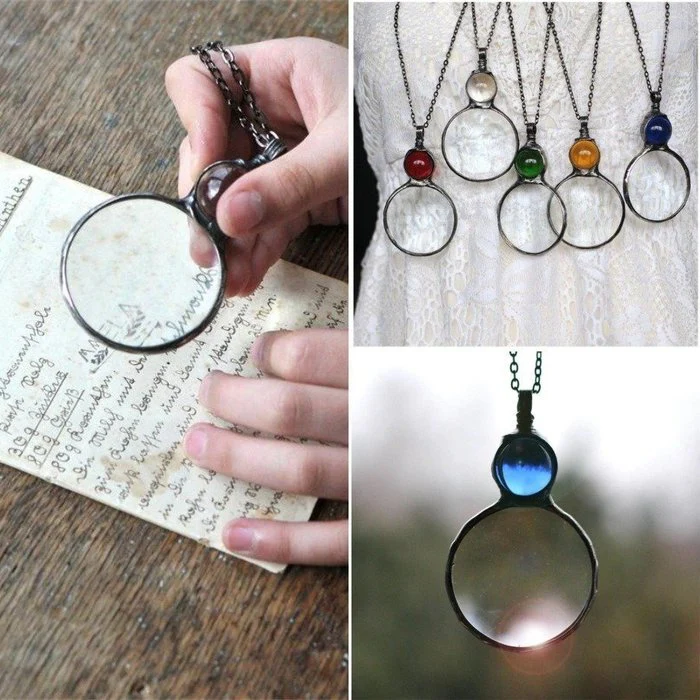 Magnifying Glass Necklace gift - Image 6
