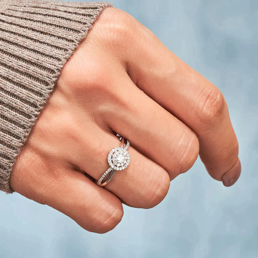 Matching Mother&Daughter Bond Circle Ring - Image 4