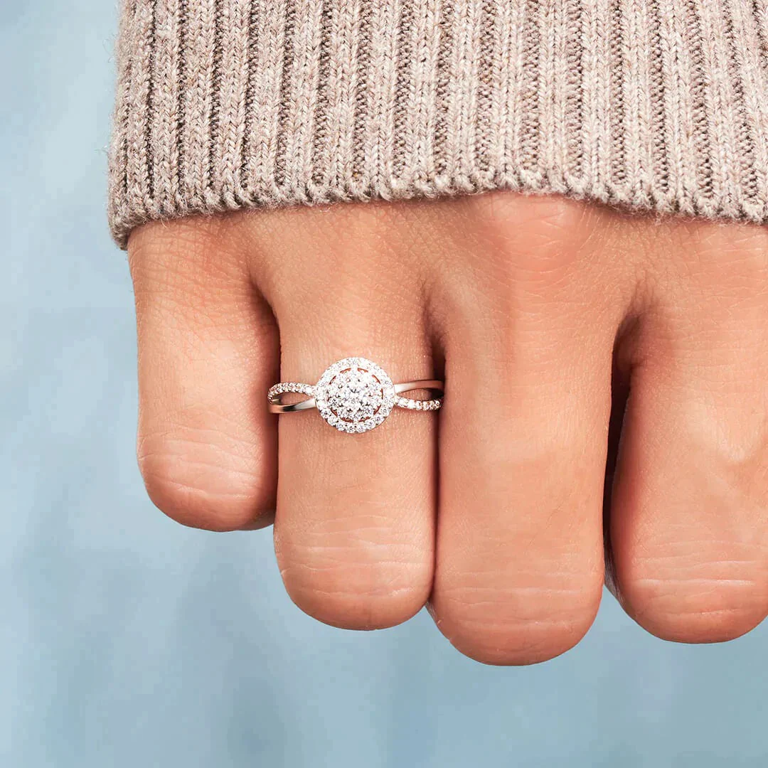 Matching Mother&Daughter Bond Circle Ring - Image 5