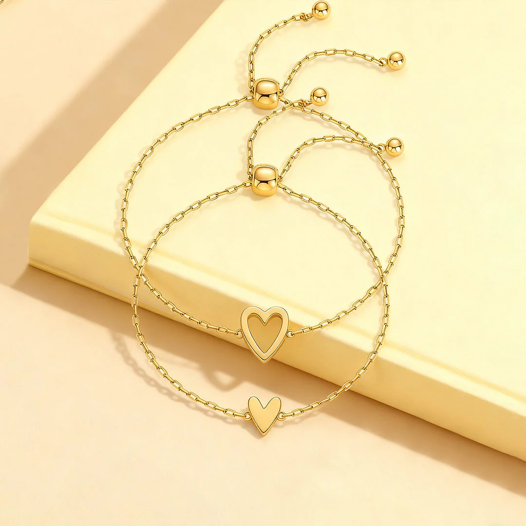 Mother & Daughter Matching Heart Beat Bracelet Set - Image 8