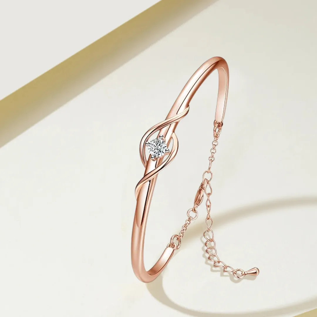 For Daughter- You are Always in Mine Diamond Bracelet - Image 10