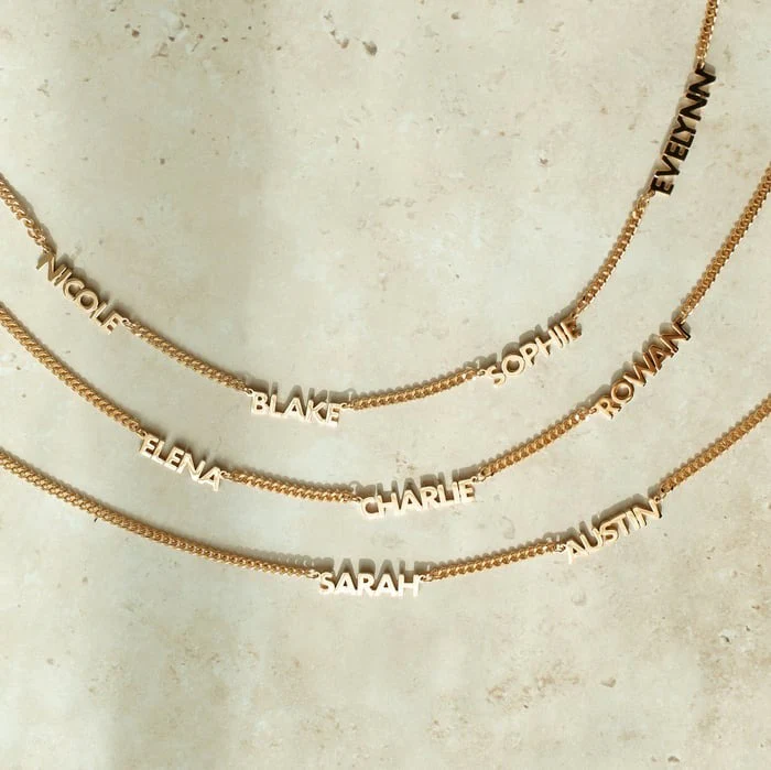 Minimalist Personalized Name Necklace - Image 4