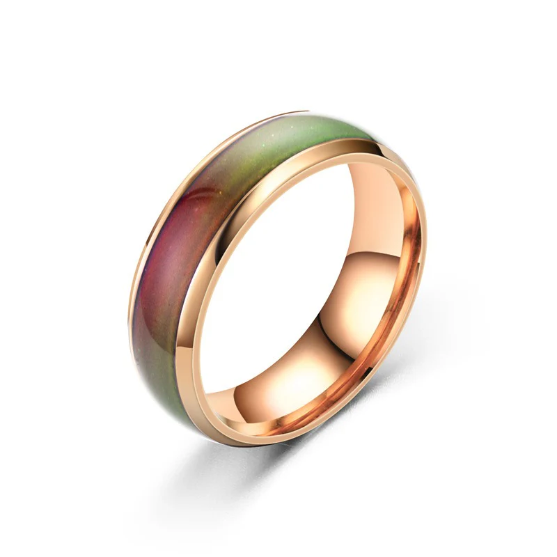 EMOTION TEMPERATURE COLOUR CHANGING MOOD RING - Image 4
