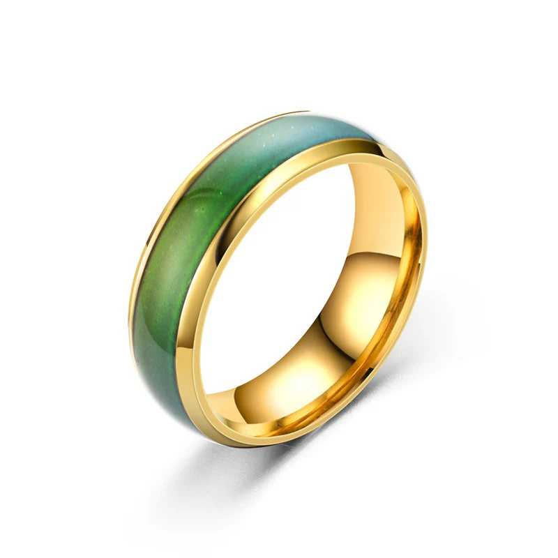 EMOTION TEMPERATURE COLOUR CHANGING MOOD RING - Image 5