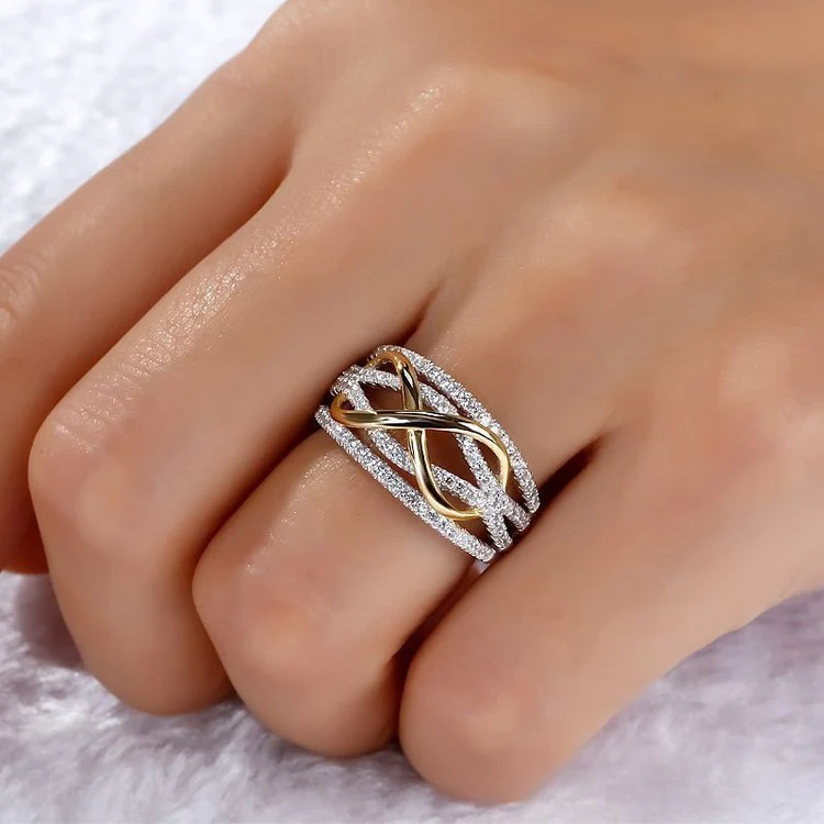 MOTHER & DAUGHTER FOREVER LINKED TOGETHER RING - Image 2
