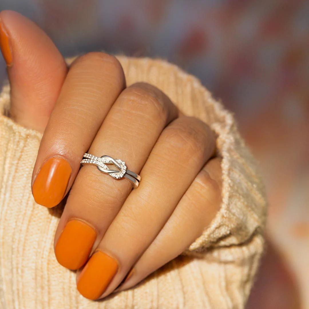 Hot Sale🎁S925 Silver Mother & Daughter Ring - Image 6