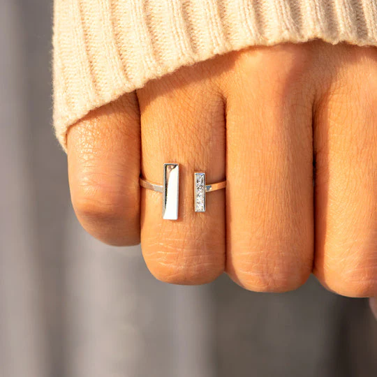 MOTHER DAUGHTER THICK AND THIN RING - Image 4