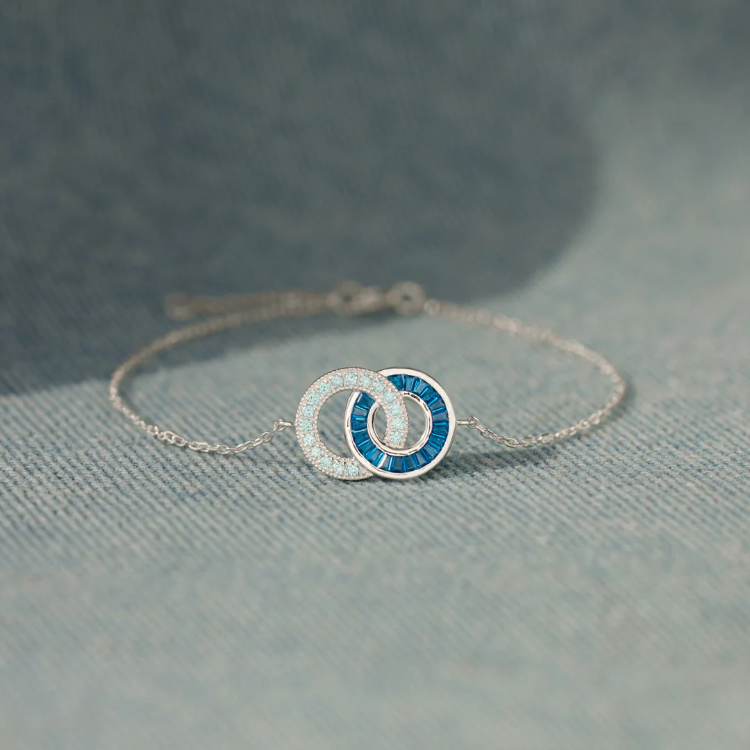 Mother & Son Linking Circles Bracelet - Image 9