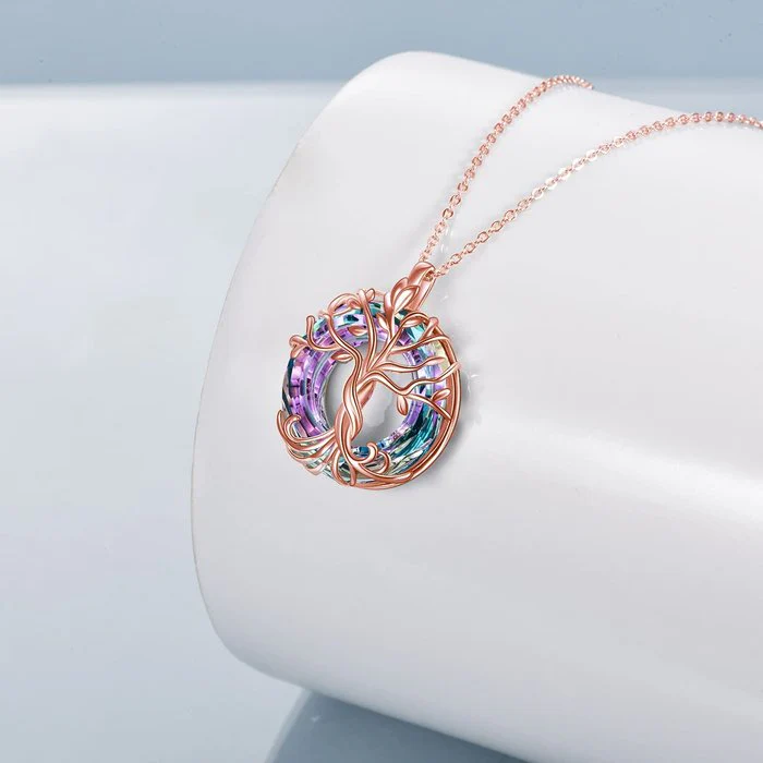 For Mom - Mother is the Family Root Tree Necklace - Image 6