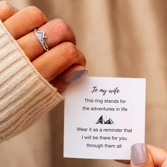 TO MY WIFE MOUNTAIN RING - Image 4