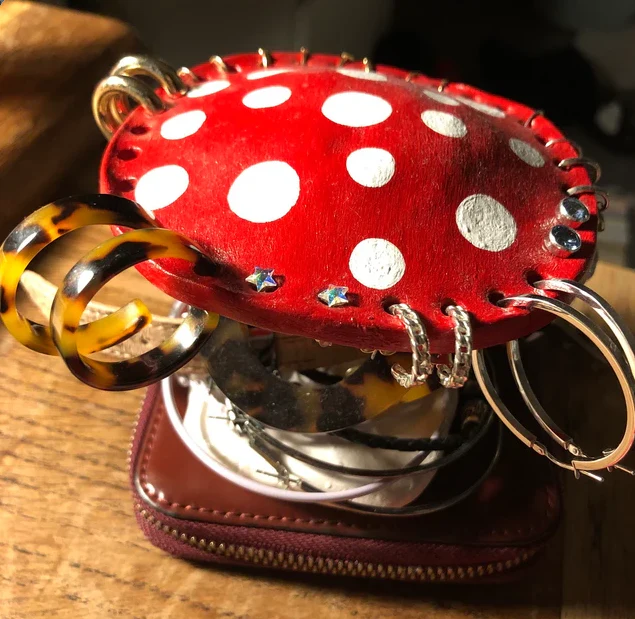 🍄Mushroom Earring Holder Decorative Ornament - Image 7