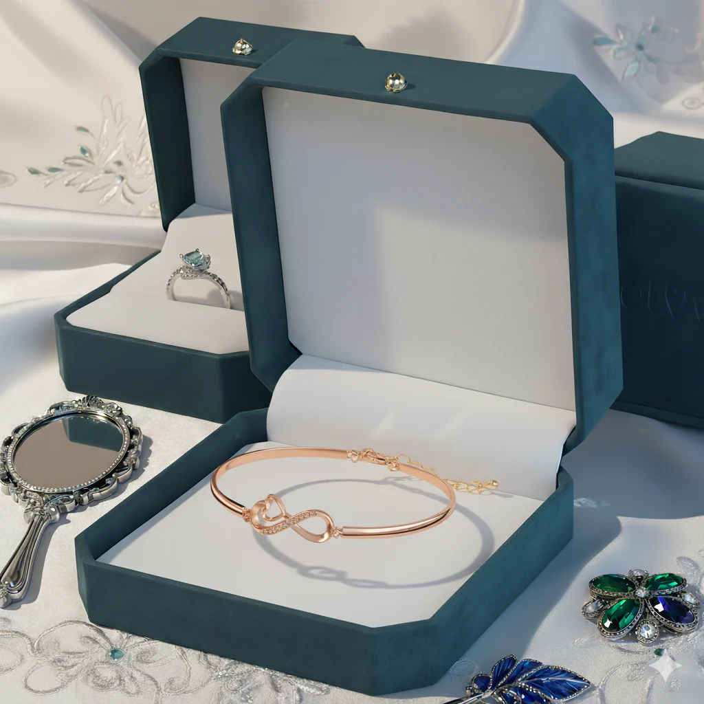 To My Granddaughter- Keep Me In Your Heart Infinity Bracelet - Image 12