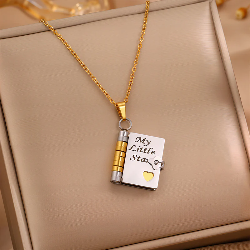 For Daughter -My Little Star Book Necklace - Image 2