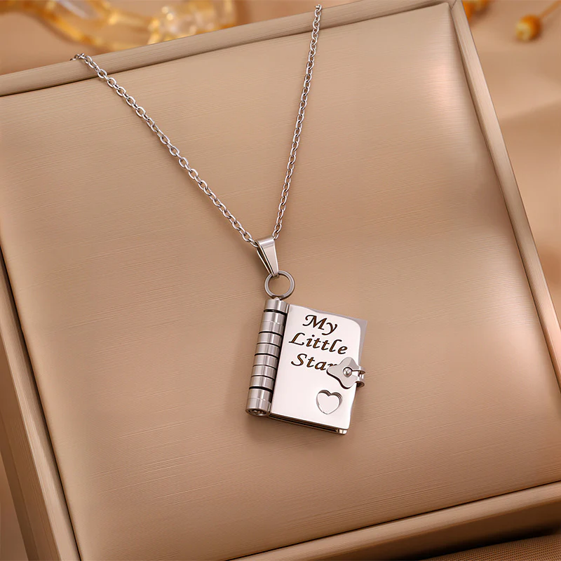 For Daughter -My Little Star Book Necklace - Image 4