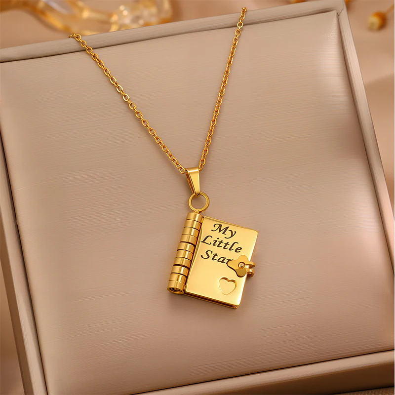 For Daughter -My Little Star Book Necklace - Image 5