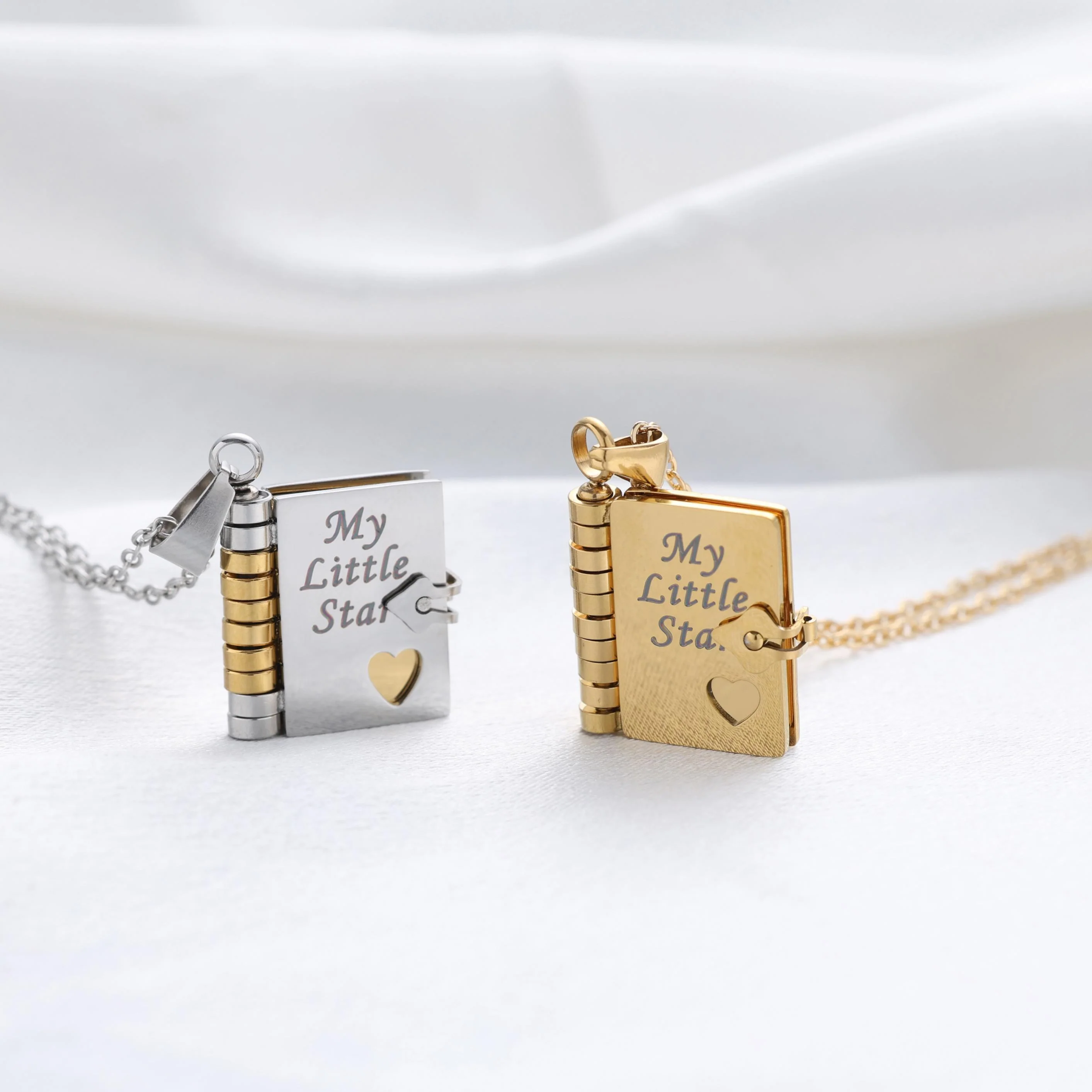 For Daughter -My Little Star Book Necklace - Image 6