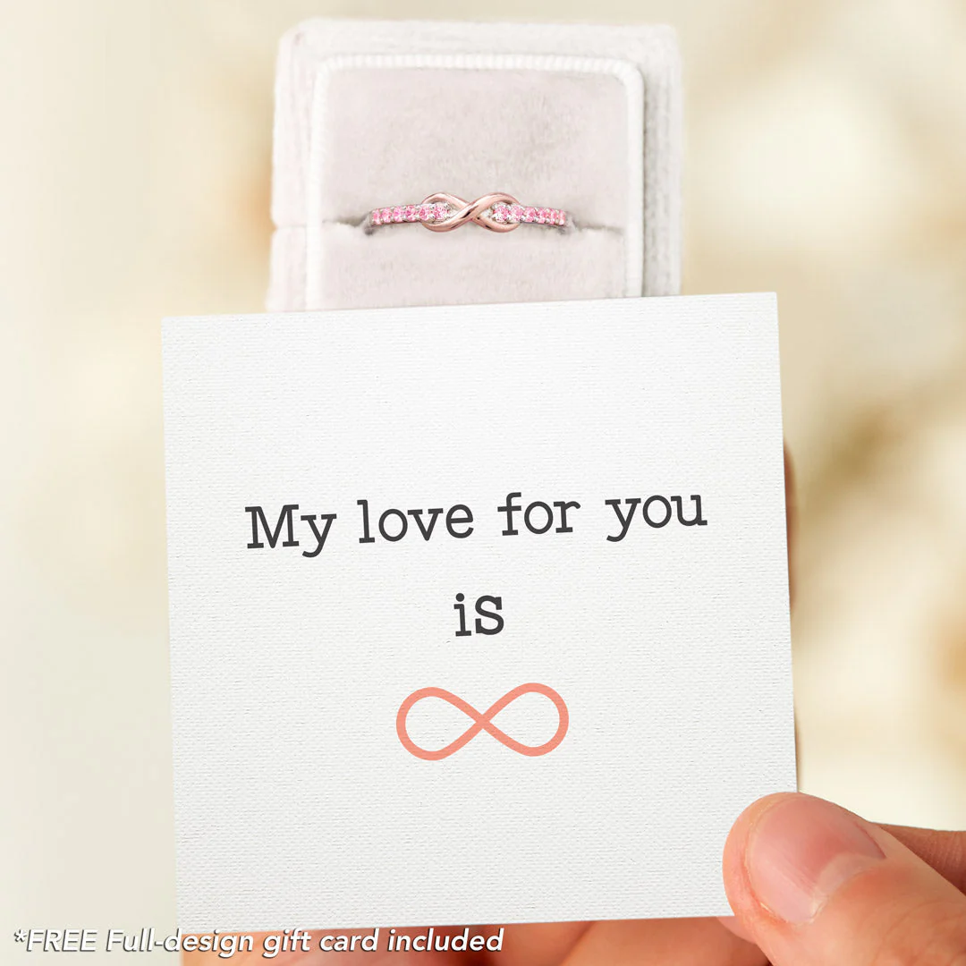 My Love for You is Infinite Infinity Band Ring - Image 3